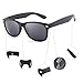 HDCRAFTER Classic Unisex Polarized Mirror Lens Wayfarer Sunglasses 55MM