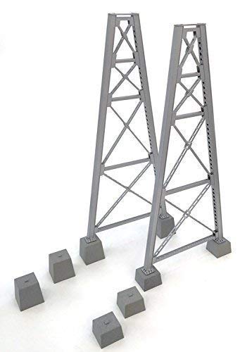 Walthers SceneMaster Steel Railroad Bridge Tower Bent 2 Pack - Kit Train Collectable Train