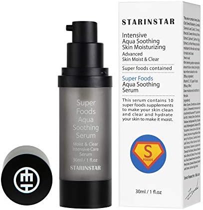 MOYAMOYA Super Foods Aqua Soothing Serum, Intensive Aqua Soothing Skin Moisturing, Advanced Skin Moist & Clear, 10 Super Foods Supplements contained, 30ml/ 1 fl.oz