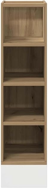 vidaXL Riga Artisan Oak Bottom Cabinet 20x44.5x81.5 cm Engineered Wood view 5