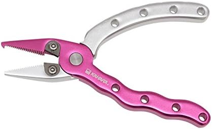 Kahara Aluminum Split Ring Pliers Light Game 43 Grams 4.5 Inch Strawberry (7460)