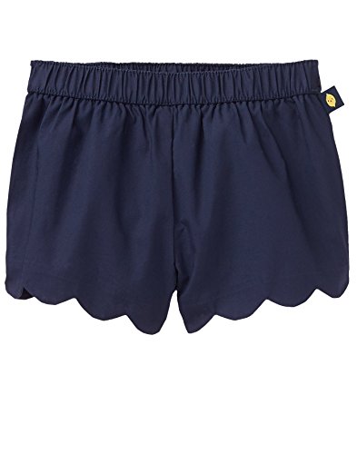Gymboree baby girls scalloped shorts, navy, 6-12 mo