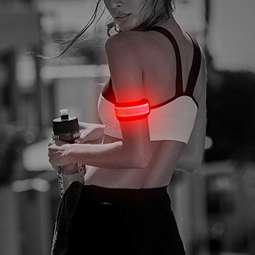 image for Higo LED Armband, Glow in The Dark Led Slap Bracelets, Light Up Sports