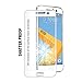 Orzly® - 2.5D Pro-Fit Tempered Glass Screen Protector for HTC 10 (2016 Model) - Edge to Edge Curved Full Cover Screen Guard - Transparent with White Edges