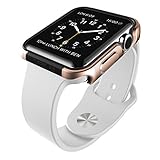X-Doria 38mm Apple Watch Case (Defense Edge) Premium Aluminum and TPU Bumper Frame (Gold) - Compatible with Apple Watch Series 1, Series 2 and Nike+
