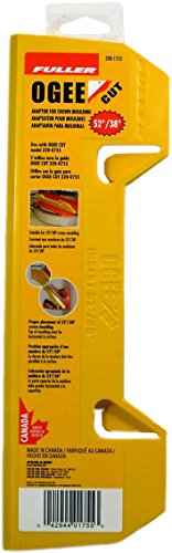 Fuller Tool 320-1755 Ogee Cut (Crown Molding) Adapter 52/38°