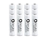 KRUTA Solar Light Batteries AA NiCd 1.2v Rechargeable Batteries Garden Solar Ni-Cd AA 800mAh Rechargable Batteries (12 Pack)