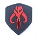 MANDALORIAN BANTHA SKULL STAR WARS BOUNTY HUNTER BOBA FETT MULTICAM VELCRO PATCH (2)