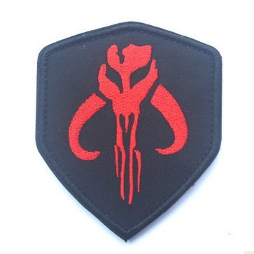 MANDALORIAN BANTHA SKULL STAR WARS BOUNTY HUNTER BOBA FETT MULTICAM VELCRO PATCH (2)
