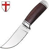 Grand Way Hunting Knife - Short Fixed Blade Knife with Wood Handle FB 251