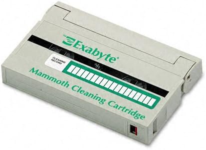 Exabyte Products - Exabyte - Mammoth 8mm Cleaning Cartridge, 18 Uses - Sold As 1 Each - Provides trouble-free preventative maintenance. - Unique, proprietary cleaning material designed for brown stain removal. - Reduces errors, improves data security, extends drive life and optimizes drive performance.