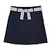 French Toast Big Girls' Belted 2-Pleat Scooter, Navy, 12