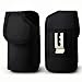 Motorola Moto Z Play, Moto Z Play Droid, Moto Z Force, Moto Z Droid Edition Plus Pouch, Nylon Pouch Belt Clip & Loops Flap Closure (Fits Phone w/ OtterBox, LifeProof, Battery Pack Case On)
