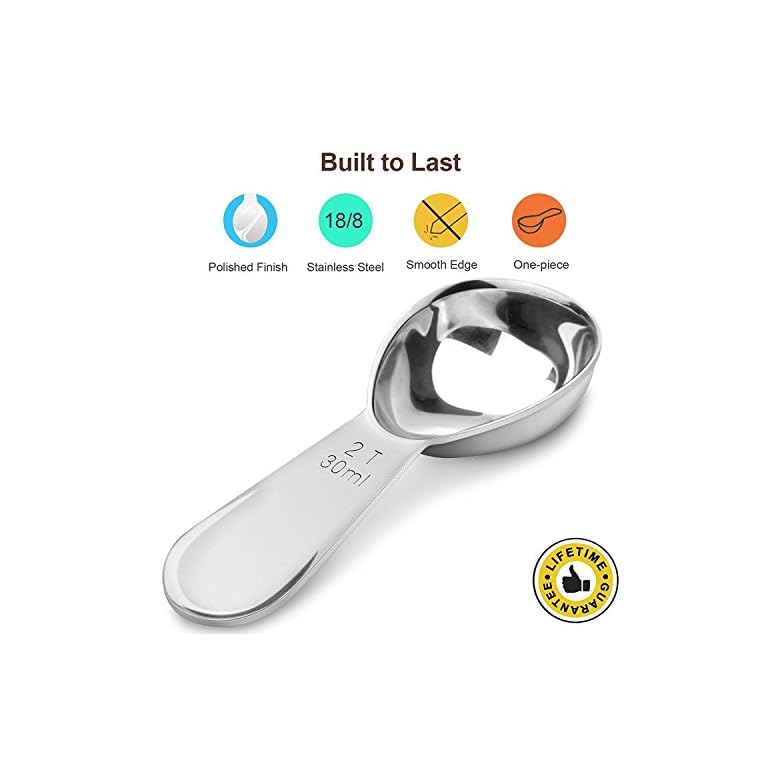 1Easylife Endurance 18/8 Stainless Steel Coffee Scoop, 2