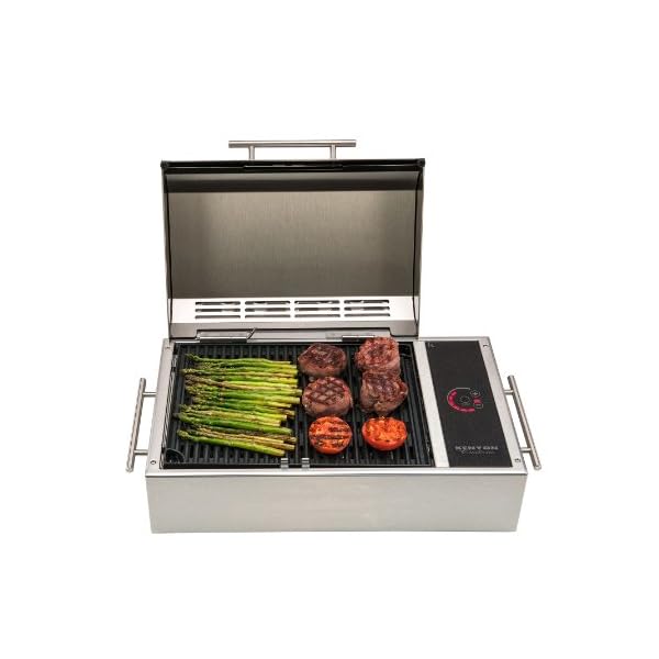 Kenyon-B70090-Frontier-All-Seasons-Portable-Stainless-Steel-Electric-Grill-120V