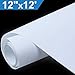 Heat Transfer Vinyl HTV for T-Shirts 12 Inches by 12 Feet Roll (White)