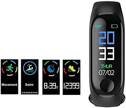 Zaptin Drumroar M3 Band Intelligence Bluetooth Health Wrist Smart Band with Heart Rate Monitor, Smart Bracelet, Health Bracelet, Activity Tracker for Android and Mobile Phones