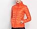 Women Fashion Ultralight Down Jacket with 90% Down 10% Feather White Down Stand Collar Jacket,Small,Red