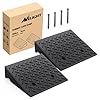 thumbnail image 2 of 2Pack Rubber Curb Ramp 3.9" Rise Height, Heavy-Duty Threshold Ramps Cars Wheelchairs Scooter Lawn Mower 7000lbs Load C 2 of 11
