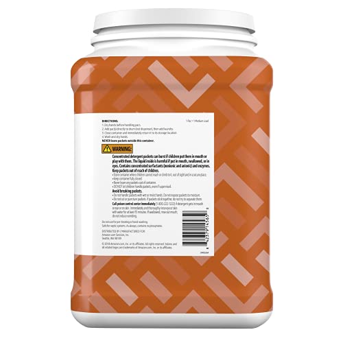 Amazon Brand Solimo Laundry Detergent Pacs, Fresh Scent, 120 Count