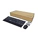 2.4G Wireless Keyboard and Mouse Combo Full-Size Keyboard and Portable Mobile Optical Mice,Long Battery Life,Black