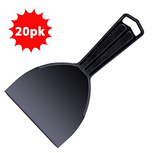 Allpro Plastic Disposable Putty Knife/Scraper/Spreader (20pk, 4")
