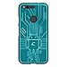 Cruzerlite Google Pixel Case, Bug Droid Circuit TPU Case for Google Pixel - Retail Packaging - Teal