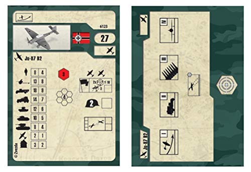 Zvezda Models 1/144 Junkers JU-87 Stuka Snap Kit - Easy Assembly Plastic Model With Stand & Decals