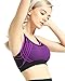 Capricia O'dare Women's Sports Bras Seamless Racerback Wireless Padded for Workout Yoga