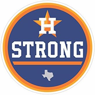 Houston Strong Round Decal available in Three Sizes (3" x 3")