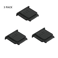 (3 Pack) LXH Sony Hot Shoe Cover Protector Shoe Mount for Sony a9 a77II a7riii a7S a3500 a3000 a6300 a6500 a6000 a7 a7R NEX-6 a58 a99 RX100II RX1R RX10III RX10II RX1 Replaces Sony FA-SHC1M Shoe Cover