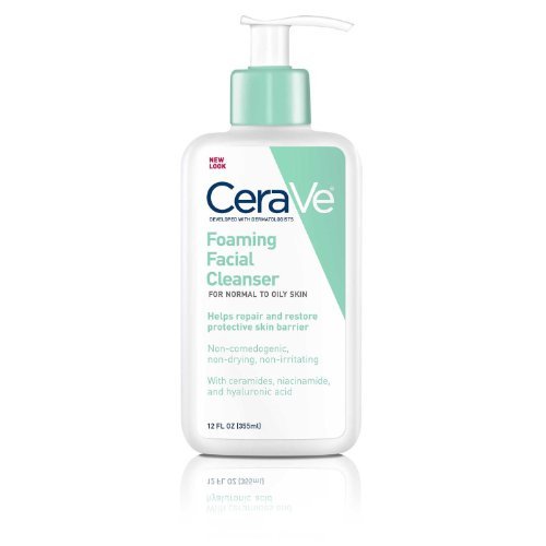 CeraVe Foaming Facial Cleanser, 12 Ounce (Pack of 3)