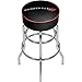 Trademark Gameroom Bar Stool - Dodge Logo Stool with Foam Padded Seat - Swivel Chair for Game Room, Garage, or Home Bar
