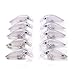 25 Pcs 2.5 Square Bill Unpainted Fishing Hard Lures Crankbaits