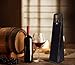 CODOHI Resuable Leather Wine Tote Bag(2 Packs)- Wine/Champagne/Beer Gift Bags Carrier for Valentine's Day Christmas Holiday-Black