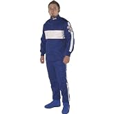 G-FORCE Racing Gear G-Force 4385MEDBU GF 505 Blue Medium Triple Layer Racing Jacket