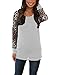 ZANZEA Women's Sexy Leopard Long Sleeve Chiffon Loose Blouse Casual Top Pullover