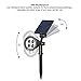 Solar Landscape Lights, Holan 4 LED Solar Spotlight Path Lights Security Lights with Automatic On/Off Sensor for Patio Deck Yard Garden Driveway Pool Area