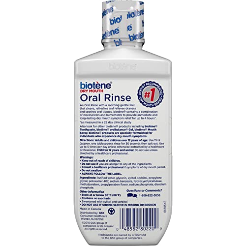 Biotene Dry Mouth Management Oral Rinse Dry Mouth Spray and