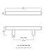 Franklin Brass 168299 Cabinet Pull Handle, 12-Pack, Polished Chrome