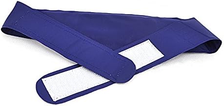 Reusable Gel Ice Pack Band, Baby Hot & Cold Therapy with Wrap Strap for Injuries-Head, Neck, Shoulder, Ankle, Back, Knee, Wrist (Navy Blue)