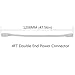 T5 T8 Connecting Wire Extension Cord, 4FT, Double End 3 Pin Lamp Linkable Wire for Integrated LED Tube Ceiling Light Strip to Strip Connecting (4FT, 4 Pack)