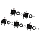 MagiDeal 5 Pieces 25AMP Panel Mount Thermal Circuit