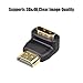 VCE 2 Combos HDMI Adapter HDMI 90 Degree and 270 Degree Male to Female Connector 3D&4K Supported