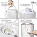 Ultrasonic Cool and Warm Mist Humidifier - Whisper Quiet Humidifier for Bedroom, Living Room, Babies, Home and Office - 4l Large Capacity, 24h Humidifying, Auto Shut-Off and Energy Efficient (White)