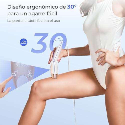 Depilación láser ZAIRUZ Ice Cool para mujeres y hombres, dispositivo de depilación IPL para cuerpo, rostro, piernas, axilas