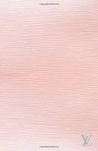 LV: LV Epi Pink pattern Notebook - College classic Ruled Pages Book (5.5 x 8.5) Medium Lined Journal Composition Notebook to write in (Positive Vibrations)