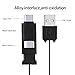 Micro USB Cable, NonoUV Type C to Micro USB Convert Connector 2 IN 1 Retractable Charging Data Sync Cable Cord for Android Smartphones, MacBook 12 inch, Google Chromebook Pixel, Nexus 5X 6P & More
