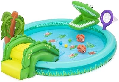 Centro de Juegos Crocodile Cove de 7'4" x 71" x 28.5"/2.24 m x 1.81 m x 72 cm