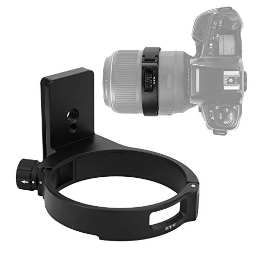 image for Mugast Lens Tripod Mount Ring, Metal Lens Collar Support Tripod Mount 